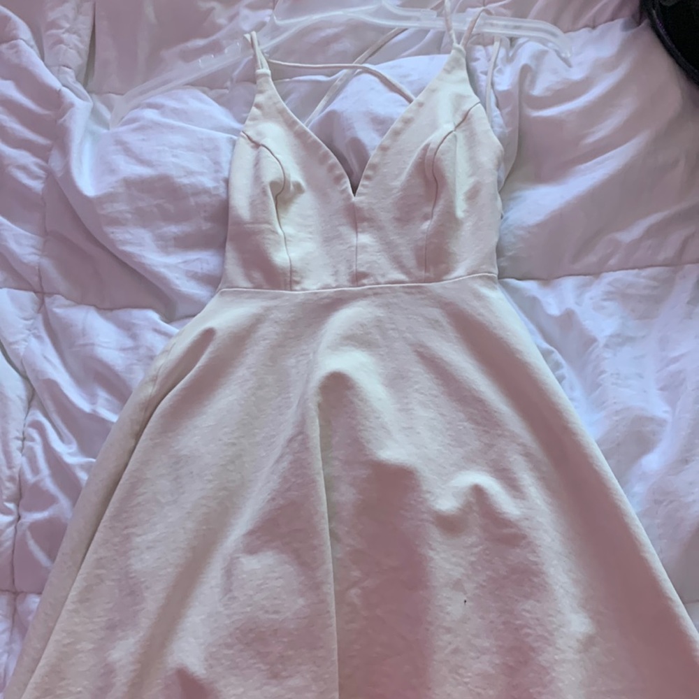 white lulus dress